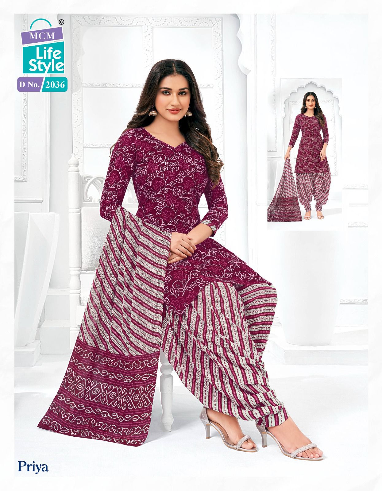 Mcm Priya 20 Printed Cotton Dress Material Catalog
